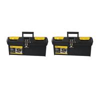 STANLEY 1-92-065 - Caja de herramientas Milenium, 40.5 X 21 X 18.3 cm (Paquete de 2)