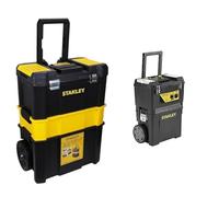Stanley 1-93-968 - Taller Móvil para Herramientas 2 En 1, 47,3 X 30,2 X 62,7 Cm + Stst1-80151 - Taller Móvil para Herramientas 3 En 1 con Cierres Metálicos, Capacidad 20 Kg