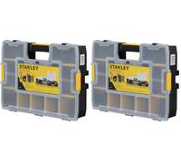 Stanley 1-94-745 - Organizador SortMaster 44.2 x 9.2 x 33.3 cm, Negro/Amarillo (Paquete de 2)