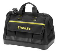 Stanley Bolsa herramientas 1-96-183 – Gran apertura con cremallera, base reforzada, negro/gris