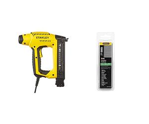 STANLEY 1-SWKBN1187T - Clavo / brad 8 / 300 / e / tipo j - 30mm - 1000 u + 6-TRE650 - Clavadora electrica tre650 para clavos tipo 8