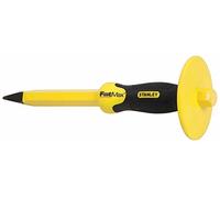 Stanley 16-329 Cincel de hormigón FatMax de 3/4 pulgadas x 12 pulgadas con protector de mano bimaterial
