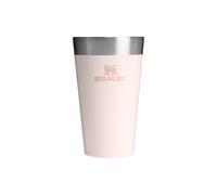 Stanley 1913 Adventure Stacking Beer Pint 0.47L - Rose Quartz | Termo Mantiene Fría 4 Horas - Jarra Cerveza Acero Inoxidable - Aislamiento al Vacío de Doble Pared - Apta Para Lavavajillas