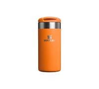 Stanley 1913 Aerolight Transit Termo Cafe para Llevar 0.35L - Mantiene el Calor Durante 6 Horas - Compatible con Soporte para Coche - Taza Café Antifugas - Apta Para Lavavajillas - Goldenrod Coral