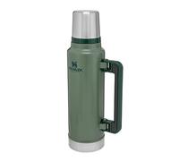 STANLEY 1913 Classic Legendary Botella Termica 1.4L - Hammertone Green | Mantiene Frío o Calor 40 Horas - Termo Cafe - Cantimplora Acero Inoxidable - Sin BPA - Apto Para Lavavajillas