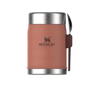 STANLEY 1913 Legendary Fiambrera Termica con Spork 0.4L - Hammertone Clay | Mantiene Frío o Calor 7 Horas - Termo Comida Caliente Adulto - Acero Inoxidable - Sin BPA - Apto Para Lavavajillas