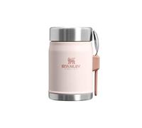 Stanley 1913 Fiambrera térmica Classic 0,4 L con spork – 7 h, acero inoxidable – Rose Quartz