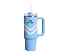 Stanley 1913 Quencher H2.0 FlowState Tumbler 0.89L - CornflowerChevronGloss | Termo Conserva el Frío 11 Horas - Helada Durante 48 Horas - Botella Agua Acero Inoxidable - Vaso Termico Sin BPA