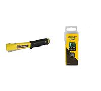 Stanley 6-PHT150 - Grapadora tipo martillo para grapa tipo G + Grapa tipo g (4/11/140) 12mm - 1000 u.