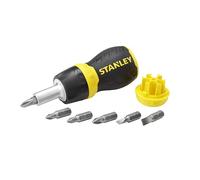 Stanley 66-358 Stanley Stubby Ratcheting MultiBit Screwdriver