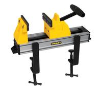 Stanley Tornillo de banco 0-83-179 – Agarre seguro, reposicionamiento rápido, 180 kg, almohadillas