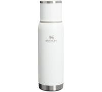 Stanley Adventure-To-Go - Botella de vacío de 1.1 cuartos de galón, boca ancha con tapa a prueba de fugas, mantiene las bebidas calientes o frías, plegable para viajes, botella térmica de acero
