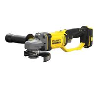 Stanley - Amoladora angular AKU 18V 125 mm, sin batería ni cargador SFMCG400B-XJ