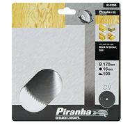 Stanley Black & Decker 8014211062643 Piranha X10290 Hoja circular cromada Mm.170, multicolor