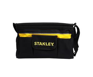 STANLEY Bolsa Profunda para Herramientas Tapa plana, Múltiples Bolsillos, Poliéster 600x600 Denier, Asa para Hombro, Cremalleras Engomadas, Dimensiones 32 x 21 x 24 cm, STST1-73615