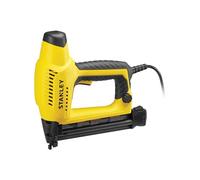 STANLEY Clavadora Eléctrica Easy Load, Mecanismo Antibloqueo, Ajuste de Potencia, Mango Ergonómico y Cabezal Blando, Gatillo de Seguridad, Para 5 Tamaños de Clavos, 6-TRE650