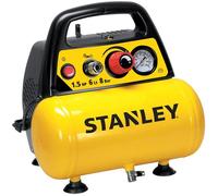Stanley Compresor Coaxial Horizontal de 6 L y 1.5 HP con Manguera y Pistola