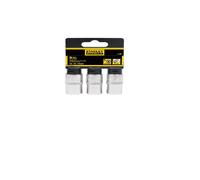 Stanley Conjunto de Adaptadores 1/2 FatMax, set de 3 adaptadores (17 mm, 18 mm, 19 mm), duradero y preciso, ideal para reparación y mantenimiento general