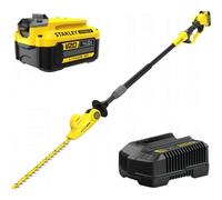 Stanley - Cortasetos AKU 18V 45 cm, 1x batería 4,0 Ah Li-Ion, cargador SFMCPH845M1-QW