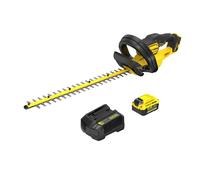 Stanley - Cortasetos de 18 V CA, 55 cm, 1 batería de iones de litio de 4,0 Ah, cargador SFMCHT655M1-QW