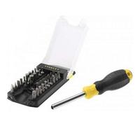 Stanley Destornillador multipuntas STHT0-70885 – 34 puntas, mango bimaterial, cabeza magnética
