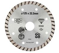 Disco diamantado continuo 125mm. Corte de granito y ladrillo