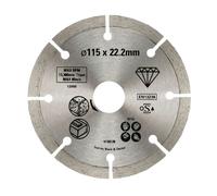 Stanley - Disco de corte de diamante para hormigón y ladrillos 115x22,2 mm STA38102-XJ