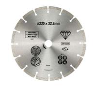 Stanley - Disco de corte de diamante para hormigón y ladrillos 230x22,2 mm STA38117-XJ