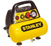 Stanley Compresor de aire DN 200/8/6 eléctrico portátil monofásico sin aceite 1.5 HP 6 L