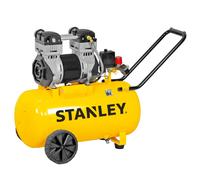 Stanley DST 240/8/50 - Compresor de aire eléctrico monofásico silencioso, sin aceite - Motor 2 HP - 50 L