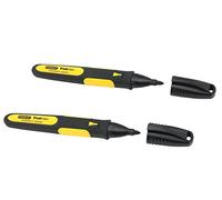 Stanley Marcador FatMax 0-47-312 – punta fina negro – pack 2 uds