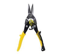 STANLEY FATMAX 2-14-563 Tijera de Chapa de Corte Recto, Cortes Precisos en Aluminio, Láminas de PVC, Mallas de Acero, en Pladur y una Amplia Gama de Materiales hasta 1.2 mm de Espesor