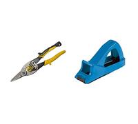STANLEY FATMAX 2-14-563- Tijera de corte recto & Silverline 351498 - Cepillo multifunción ergonómico (Cuchilla 43 mm)