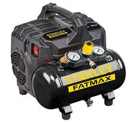 Stanley FATMAX Compresor portátil DST 101/8/6 – 8 bar, 6L, 105L/min, sin aceite, negro/amarillo
