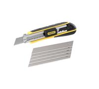 Stanley FATMAX cúter de cartucho 0-10-481, 18 mm, cambio rápido, negro/amarillo