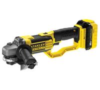 STANLEY FATMAX FMC761M2-QW - Amoladora 125mm, 18V, con 2 baterías de litio 4Ah y maletín
