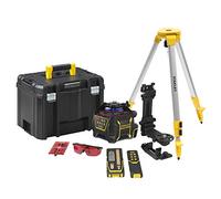 Stanley - FatMax FMHT77446-1 Nivel láser rotativo de luz roja RL600 a pilas