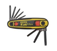STANLEY FatMax Juego de Llaves TORX con Bloqueo, 8 Piezas (TX9-TX40)