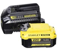 Stanley fatmax kit de batería y cargador v20 litio 18v 4ah, sin efect