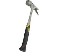 Stanley FatMax Martillo Latthammer Antivibe 600 g, acero forjado, mango Dynagrip, extractor 1-51-937