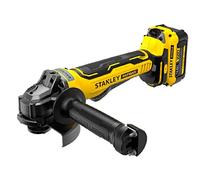 Stanley Amoladora angular inalámbrica SFMCG700M2K-QW 18V 125mm sin escobillas, 2x4Ah, cargador 2A