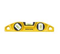 Stanley Nivel torpedo FatMax magnético 22 cm aluminio 3 burbujas 0,5 mm/m base en V 0-43-603