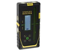 Stanley FatMax - Receptor láser giratorio para láser verde, gran alcance de trabajo: diámetro 600 m, radio 300 m, 2 niveles de precisión, ventana receptora extragrande, color negro y amarillo
