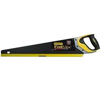 STANLEY FATMAX Serrucho Gen2, Longitud 550mmx1mm, corta hacia delante y atrás, capa de Appliflon para reducir atascos, 7 dientes por pulgada, mango ergonómico, 2-20-530