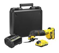Stanley Lijadora multiusos oscilante inalámbrica SFMCE500D2K-QW 18V, 2x2,0Ah Li-Ion, cargador