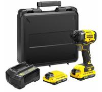 Stanley Llave de impacto SFMCF810D2K-QW 18 V 2 baterías 2,0 Ah Li-Ion + cargador