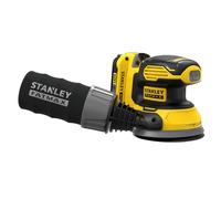Stanley Lijadora excéntrica inalámbrica SFMCW220D1S-QW 18 V 125 mm, 1 batería 2,0 Ah y cargador