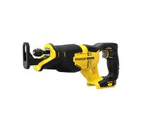 STANLEY FATMAX Sierra de Sable V20 Litio V18, longitud de carrera 25mm, velocidad 0-3000 cpm, Motor sin Escobillas, Cambio de Hoja sin Herramientas, Sin Batería ni Cargador, SFMCS300B-XJ