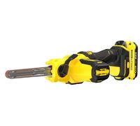 Stanley - Lijadora de banda inalámbrica de 18 V, 2 baterías de 2,0 Ah, cargador SFMCE210D2K-QW