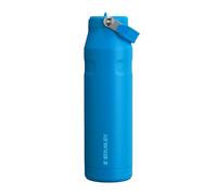 Stanley Flip Straw 2.0 Botella Agua Acero Inoxidable Con Pajita 1.06L - 15 Horas Fría - 3 Días Helada - Acero Inoxidable - Sin BPA - Antifugas - Apta Para Lavavajillas - Azure